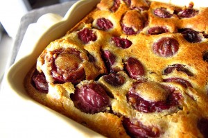 Clafoutis aux cerises et noisette