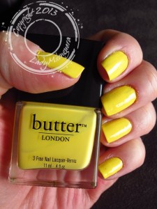 Butter London : vernis Cheeky chops – swatch