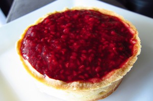 Tarte framboise et chocolat