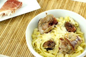 Roulés de veau à la parmesane comme des saltimboccas