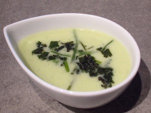 Velouté d’avocat à la coriandre