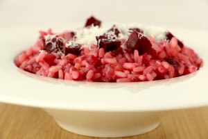 Risotto à la betterave