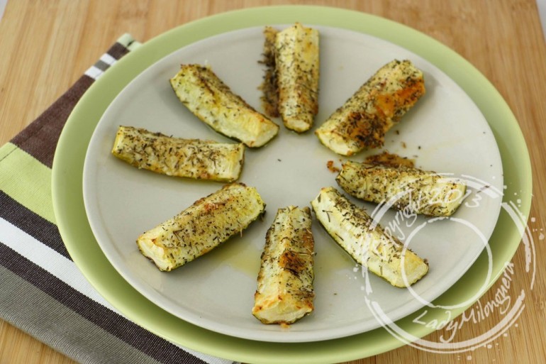 Courgettes gratinées au parmesan