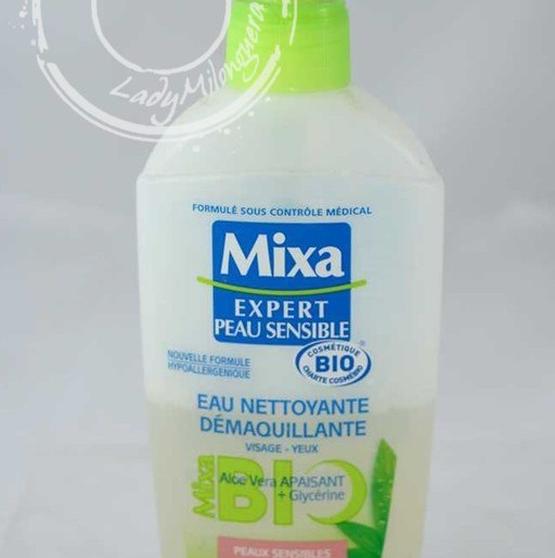 Mixa Bio : eau nettoyante démaquillante