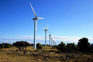 Port-la-Nouvelle : parc éolien des Corbières Maritimes