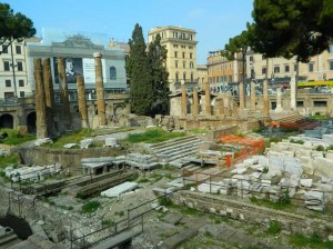 Rome : sanctuaire antique de Largo argentina