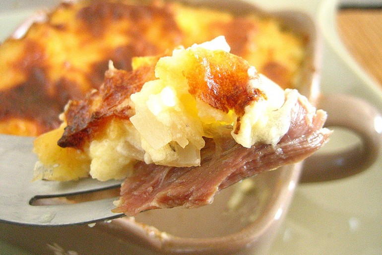 Parmentier de canard selon de Cyril Lignac