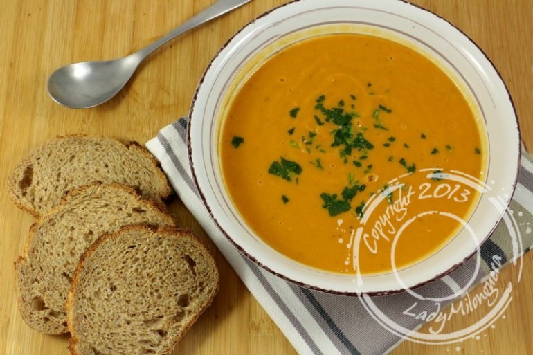 Soupe de châtaignes et potiron