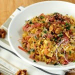 Coquilettes-risotto-jambon-cru-noix-huile-truffe-1