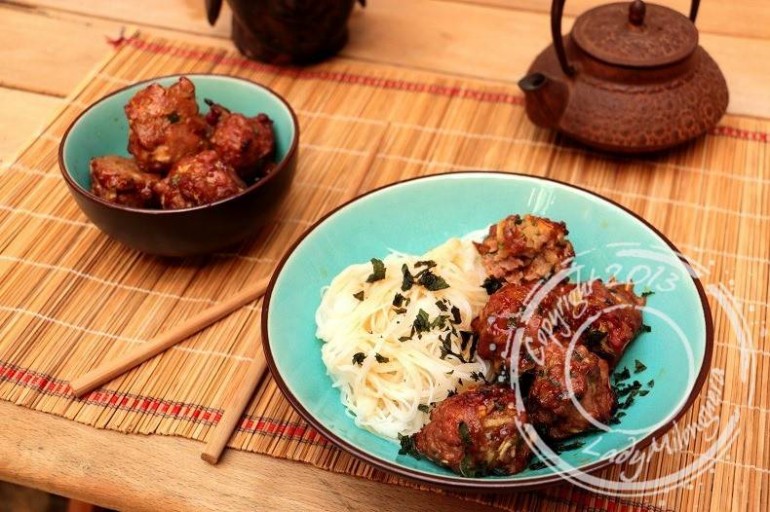 Boulettes de porc caramélisées – Thịt Heo Viên kho