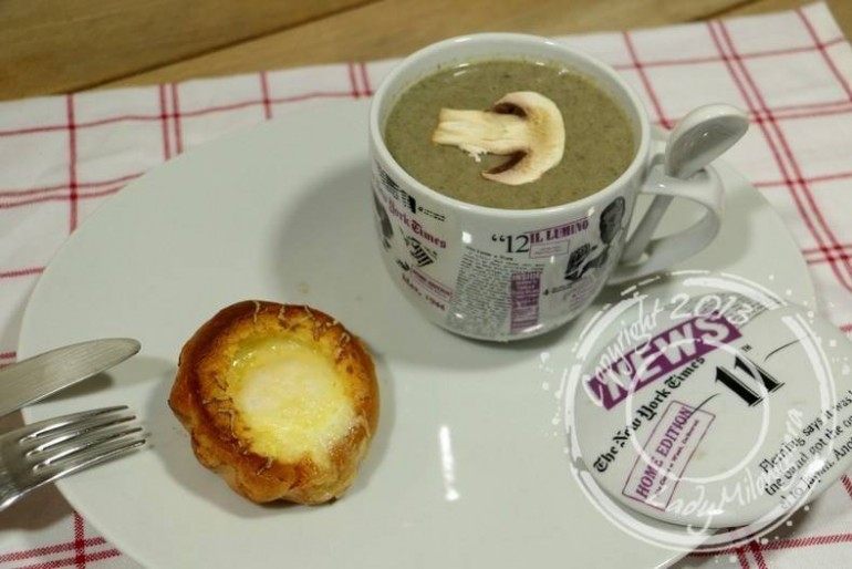 Velouté de champignons de Paris