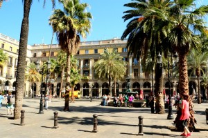 La plaça Reial, l’une des plus jolies places de Barcelone