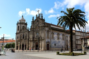 L’église du Carmo à Porto