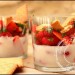 Fraises à la crème de coco