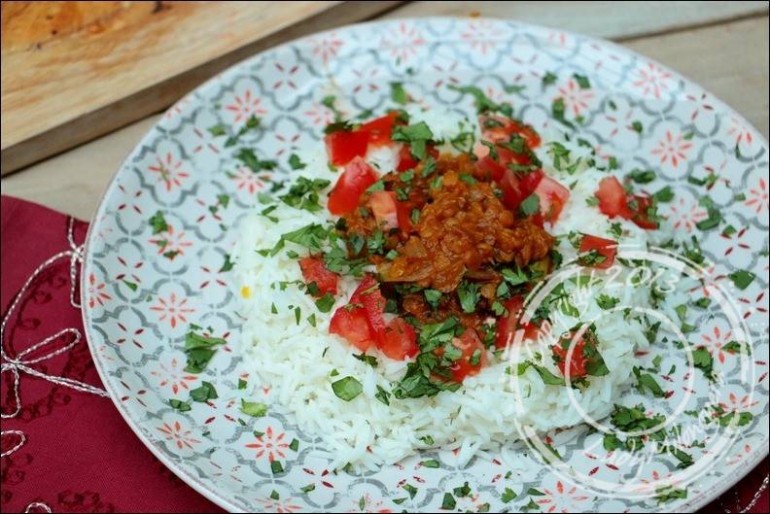 Dahl de lentilles corail