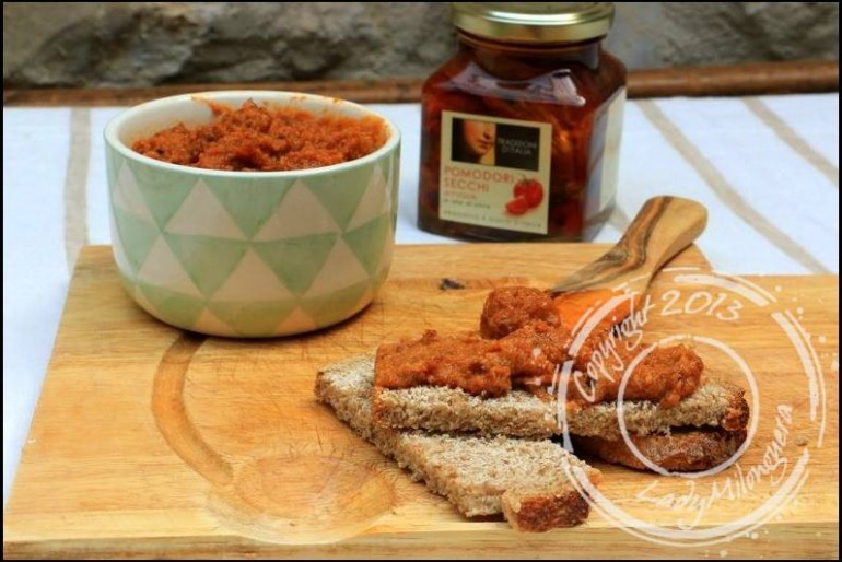 Tartinade d’artichaut et tomates séchées