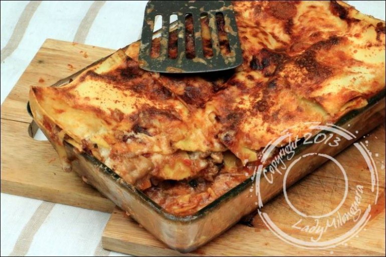 Lasagnes de veau et champignons à la parmesane